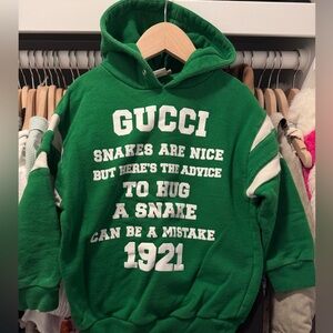 Green Gucci sweatshirt hoodie
